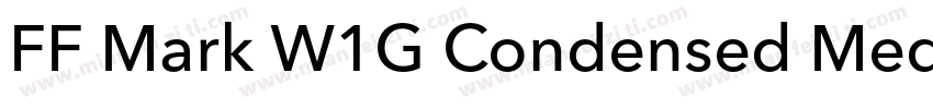 FF Mark W1G Condensed Medium字体转换